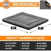image:imageKampH SelfWarming Cat Bed Pad Self Heating Pad Small 21 X 17 OatmealChoco  Self Heating Cat Bed Pad for Outdoor Kitty Houses Thermal Mat for Indoor Pet Beds amp Furniture Machine WashableGrayBlack