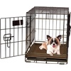image:imageKampH Crate Pad SelfWarming Crate Pad Adjustable Fit Large 37x25in Gray  Large Self Heated Dog amp Cat Bed Mat Portable Machine Washable No Electric Needed Adjustable Fit NonSlip BottomMocha