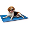 image:imageKampH Dog Cooling Mat Coolin Pet Pad  XLarge 38x27in Chill Blue  Portable Cooling Mat for Dogs Travel or in Home Perfect for Carriers Crates Outdoor Houses Yards Porches amp Pet BedsXL 27 in x 38 in