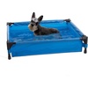 image:imageKampH Dog Pool Portable Pet Bath Large 42x30in Chill Blue  Dog Pools for Large Dogs amp Puppies Splash Pad Foldable Pool Design Heavy Duty Liner with Metal Frame Easy Drain PlugPet Pool