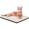 image:imageKampH SelfWarming Cat Bed Pad Self Heating Pad Small 21 X 17 OatmealChoco  Self Heating Cat Bed Pad for Outdoor Kitty Houses Thermal Mat for Indoor Pet Beds amp Furniture Machine WashableOatmealChocolate