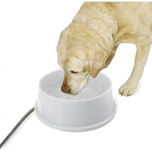image:imageKampH Heated Water Bowl ThermalBowl for Cats amp Dogs Safety Listed 25W  Outdoor Water Stays Unfrozen In Winter Outdoor Heated Dog Dish for Pets Automatic No Freeze Anti Chew Cord 102 Ounces192 Ounces