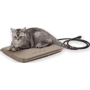 image:imageKampH Heating Pad LectroSoft Outdoor Pet Bed Safety Listed 36x25in 60W  Orthopedic Outdoor Heated Dog Bed Waterproof Cushion Flexible Design Automatic Warming Washable Cover Large TanSmall 14 X 18 Inches