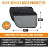image:imageKampH Car Door Protector for Dogs 2 Pack  27x19in Tan  Waterproof Interior Pet Car Door Protector from Dog Scratching Stay Put Cover Design Fits Most Vehicles WashableGray
