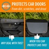image:imageKampH Car Door Protector for Dogs 2 Pack  27x19in Tan  Waterproof Interior Pet Car Door Protector from Dog Scratching Stay Put Cover Design Fits Most Vehicles WashableGray