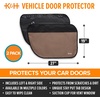 image:imageKampH Car Door Protector for Dogs 2 Pack  27x19in Tan  Waterproof Interior Pet Car Door Protector from Dog Scratching Stay Put Cover Design Fits Most Vehicles WashableTan
