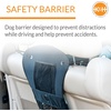 image:imageKampH Dog Car Barrier Travel Safety Barrier w Universal Fit 24x23in Black