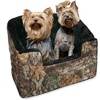 image:imageKampH Dog Car Seat Bucket Booster for Cats amp Dogs Small GrayCream  Better views on rides dog car seats for small dogs with bolster 2 tethers washable cover for 2 small dogs or 1 medium dogRealtree Edge