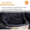 image:imageKampH Dog Car Seat Bucket Booster for Cats amp Dogs Small GrayCream  Better views on rides dog car seats for small dogs with bolster 2 tethers washable cover for 2 small dogs or 1 medium dogRealtree Edge