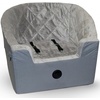 image:imageKampH Dog Car Seat Bucket Booster for Cats amp Dogs Small GrayCream  Better views on rides dog car seats for small dogs with bolster 2 tethers washable cover for 2 small dogs or 1 medium dogGrayGray