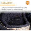image:imageKampH Dog Car Seat Bucket Booster for Cats amp Dogs Small GrayCream  Better views on rides dog car seats for small dogs with bolster 2 tethers washable cover for 2 small dogs or 1 medium dogRealtree Edge