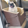 image:imageKampH Dog Car Seat Bucket Booster for Cats amp Dogs Small GrayCream  Better views on rides dog car seats for small dogs with bolster 2 tethers washable cover for 2 small dogs or 1 medium dogTanTan