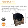 image:imageKampH Dog Car Seat Bucket Booster for Cats amp Dogs Small GrayCream  Better views on rides dog car seats for small dogs with bolster 2 tethers washable cover for 2 small dogs or 1 medium dogRealtree Edge