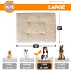 image:imageKampH Elevated Dog Bed Pet Cot Pad Cot Sold Separately XLarge 50x32 Tan  PillowTop Comfort for KampH Extra Large Raised Dog Bed Soft amp Fluffy Fleece Secure Fit Straps Machine Washable PortableLarge 30 in x 42 in