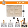 image:imageKampH Elevated Dog Bed Pet Cot Pad Cot Sold Separately XLarge 50x32 Tan  PillowTop Comfort for KampH Extra Large Raised Dog Bed Soft amp Fluffy Fleece Secure Fit Straps Machine Washable PortableXL 32 in x 50 in