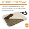 image:imageKampH Heated Pad Cover LectroSoft Small Outdoor Dog Bed Replacement Cover  Fits KampH LectroSoft Small Beds Heated Bed Sold Separately Machine Washable Fleece Cover 18x14inMedium 24 X 19 Inches