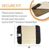 image:imageKampH Heated Pad Cover LectroSoft Small Outdoor Dog Bed Replacement Cover  Fits KampH LectroSoft Small Beds Heated Bed Sold Separately Machine Washable Fleece Cover 18x14inSmall 18 X 14 Inches