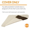 image:imageKampH Heated Pad Cover LectroSoft Small Outdoor Dog Bed Replacement Cover  Fits KampH LectroSoft Small Beds Heated Bed Sold Separately Machine Washable Fleece Cover 18x14inSmall 18 X 14 Inches
