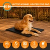 image:imageKampH Heating Pad LectroKennel Outdoor Heated Dog Pad Safety Listed 80W  Heated Pet Bed for Dogs amp Cats Waterproof Chew Resistant ABS Plastic Mat Washable Cover Large 285x225in BlackMedium 165 x 225 in