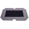 image:imageKampH Outdoor Elevated Dog Bed Pet Cot Replacement Cover Large 42x30in  Designed to fit KampH Large Pet Cots Sold Separately Indoor Outdoor Dog Bed Breathable Mesh Center Machine WashableGrayBlack Mesh