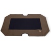 image:imageKampH Outdoor Elevated Dog Bed Pet Cot Replacement Cover Large 42x30in  Designed to fit KampH Large Pet Cots Sold Separately Indoor Outdoor Dog Bed Breathable Mesh Center Machine WashableChocolateBlack Mesh