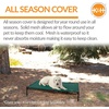 image:imageKampH Outdoor Elevated Dog Bed Pet Cot Replacement Cover Large 42x30in  Designed to fit KampH Large Pet Cots Sold Separately Indoor Outdoor Dog Bed Breathable Mesh Center Machine WashableGreen All Season Mesh