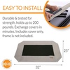 image:imageKampH Outdoor Elevated Dog Bed Pet Cot Replacement Cover Large 42x30in  Designed to fit KampH Large Pet Cots Sold Separately Indoor Outdoor Dog Bed Breathable Mesh Center Machine WashableTaupeBlack