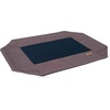 image:imageKampH Outdoor Elevated Dog Bed Pet Cot Replacement Cover Large 42x30in  Designed to fit KampH Large Pet Cots Sold Separately Indoor Outdoor Dog Bed Breathable Mesh Center Machine WashableChocolateBlack Mesh