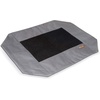 image:imageKampH Outdoor Elevated Dog Bed Pet Cot Replacement Cover Large 42x30in  Designed to fit KampH Large Pet Cots Sold Separately Indoor Outdoor Dog Bed Breathable Mesh Center Machine WashableGrayBlack Mesh