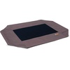 image:imageKampH Outdoor Elevated Dog Bed Pet Cot Replacement Cover Large 42x30in  Designed to fit KampH Large Pet Cots Sold Separately Indoor Outdoor Dog Bed Breathable Mesh Center Machine WashableChocolateBlack Mesh