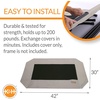 image:imageKampH Outdoor Elevated Dog Bed Pet Cot Replacement Cover Large 42x30in  Designed to fit KampH Large Pet Cots Sold Separately Indoor Outdoor Dog Bed Breathable Mesh Center Machine WashableTaupeBlack