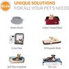 image:imageKampH Outdoor Elevated Dog Bed Pet Cot Replacement Cover Large 42x30in  Designed to fit KampH Large Pet Cots Sold Separately Indoor Outdoor Dog Bed Breathable Mesh Center Machine WashableChocolateBlack Mesh
