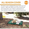 image:imageKampH Outdoor Elevated Dog Bed Pet Cot Replacement Cover Large 42x30in  Designed to fit KampH Large Pet Cots Sold Separately Indoor Outdoor Dog Bed Breathable Mesh Center Machine WashableGreen All Season Mesh