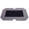 image:imageKampH Outdoor Elevated Dog Bed Pet Cot Replacement Cover Large 42x30in  Designed to fit KampH Large Pet Cots Sold Separately Indoor Outdoor Dog Bed Breathable Mesh Center Machine WashableGrayBlack Mesh