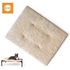 image:imageKampH Pet Products Original Elevated Pet Cot Tan with Microfleece PadChocolateBlack Mesh