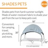 image:imageKampH Pet Products Outdoor Elevated Dog Cot Canopy Cooling Sun Tent Shades Pets Washable WaterResistant Designed to Fit KampH Medium Elevated Dog Cots Sold Separately  Medium 32 X 25in GrayGray