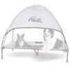 image:imageKampH Pet Products Outdoor Elevated Dog Cot Canopy Cooling Sun Tent Shades Pets Washable WaterResistant Designed to Fit KampH Medium Elevated Dog Cots Sold Separately  Medium 32 X 25in GrayGray