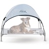 image:imageKampH Pet Products Outdoor Elevated Dog Cot Canopy Cooling Sun Tent Shades Pets Washable WaterResistant Designed to Fit KampH Medium Elevated Dog Cots Sold Separately  Medium 32 X 25in GrayGray
