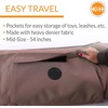 image:imageKampH Pet Products Quilted Cargo Cover Black StandardMidSize Vehicle 54 InchesTan