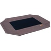 image:imageKampH Outdoor Elevated Dog Bed Pet Cot Replacement Cover Large 42x30in  Designed to fit KampH Large Pet Cots Sold Separately Indoor Outdoor Dog Bed Breathable Mesh Center Machine WashableChocolateBlack Mesh