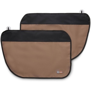 image:imageKampH Car Door Protector for Dogs 2 Pack  27x19in Tan  Waterproof Interior Pet Car Door Protector from Dog Scratching Stay Put Cover Design Fits Most Vehicles WashableTan