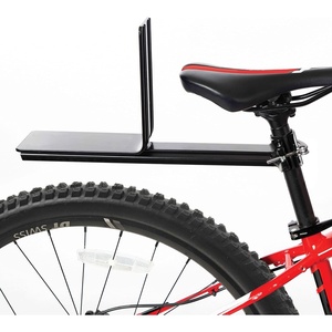 image:imageKampH Dog Bike Basket Travel Bicycle Basket for Pets Front Mount 16x12x10  Cat amp Small Dog Carrier for Bike Bicycle Basket with Safety Leash Soft Fleece Washable Liner Heavy Duty Metal FrameRear Bike Mount